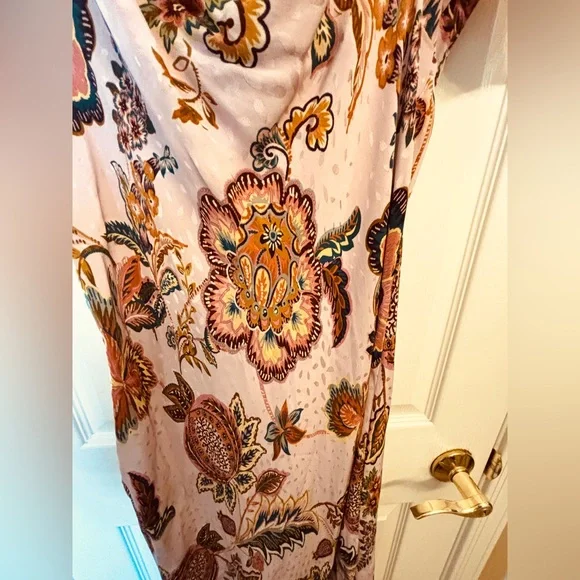 Kachel x Anthropologie Pink Floral Maxi Dress  Women’s Size 12 Pink Floral - Picture 2 of 5